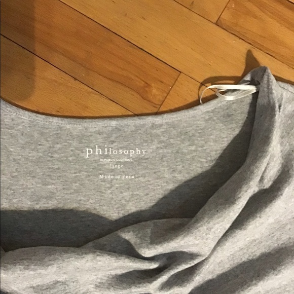 Philosophy Boatneck top - Picture 3 of 3